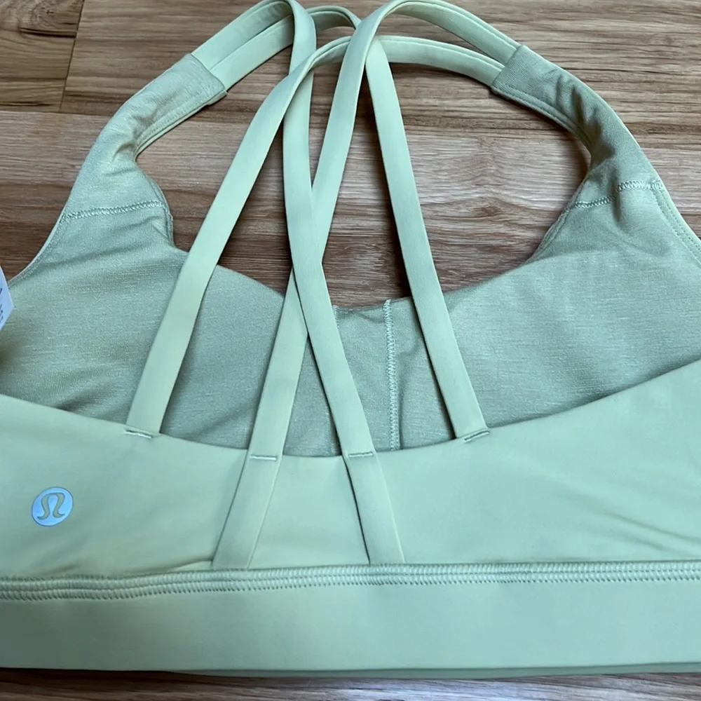 NWT lululemon Dew Green size 6 Energy Bra - Picture 6 of 8